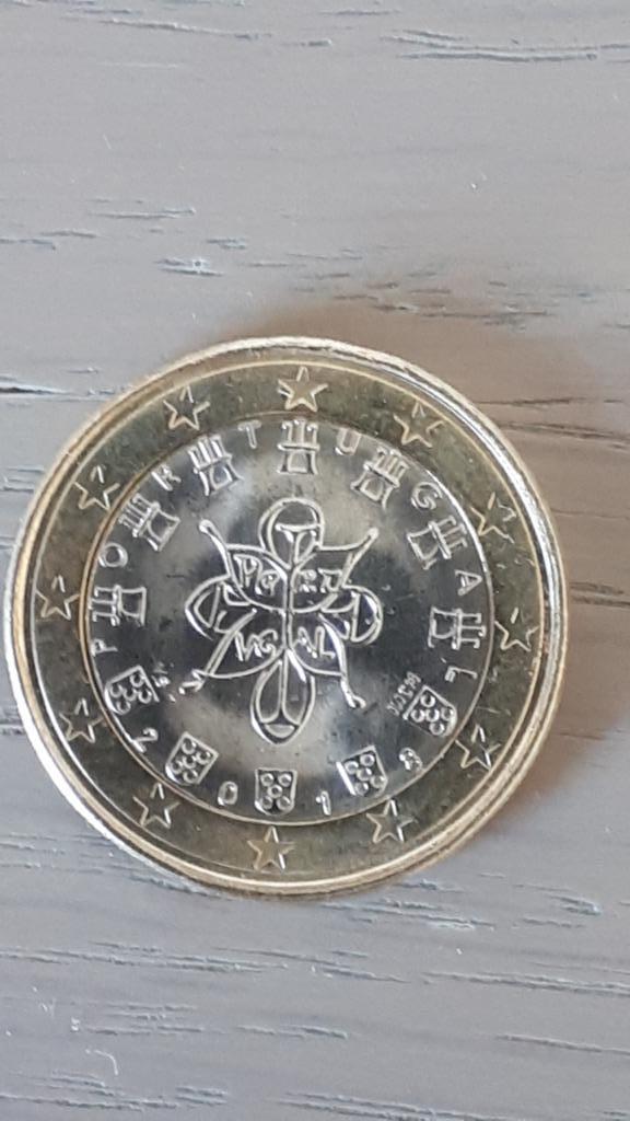 zeldzame 1 euromunt Portugal 2018, Postzegels en Munten, Munten | Europa | Euromunten, Ophalen of Verzenden, Portugal, 1 euro