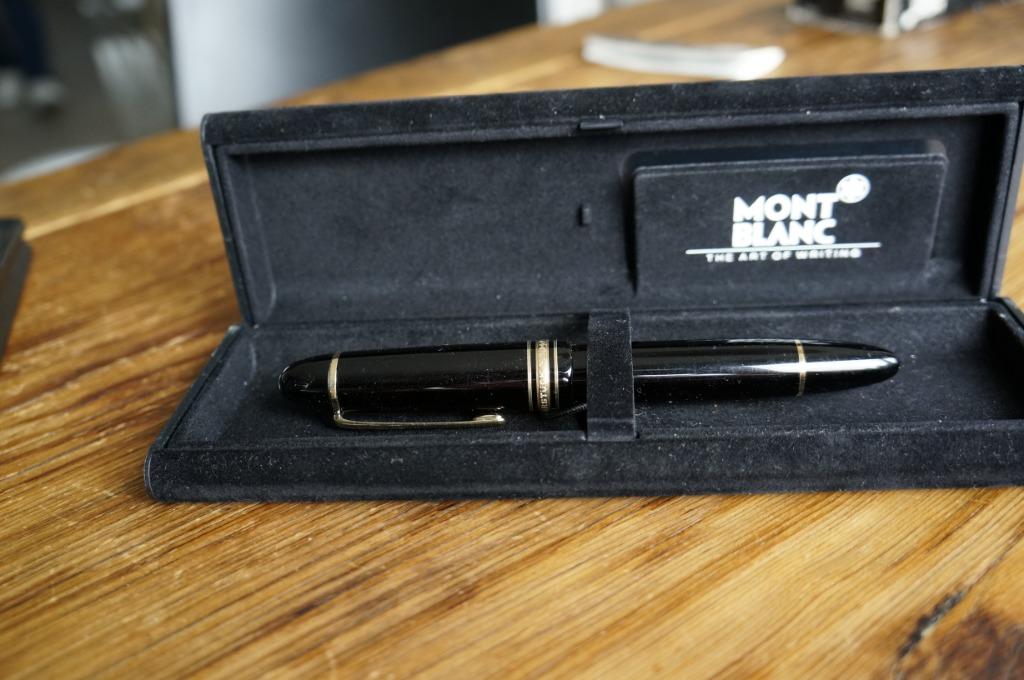 Stylo plume MONT BLANC, Collections, Avec boîte, Stylo, Enlèvement, Utilisé