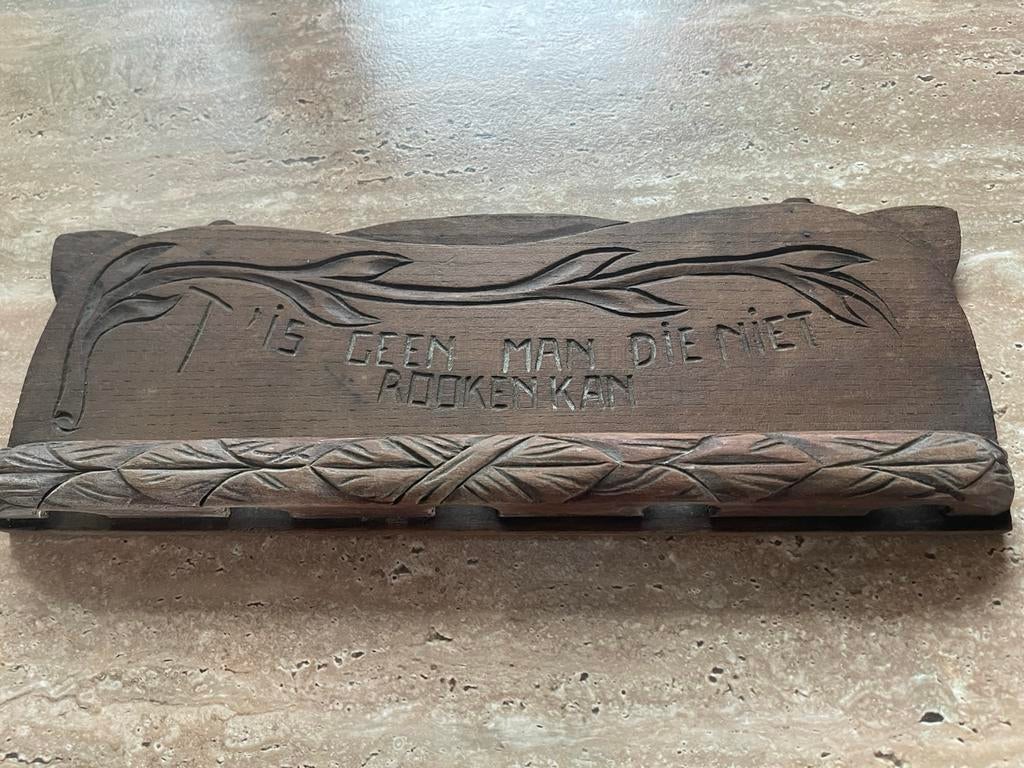 Vintage pijpenrek, Ophalen