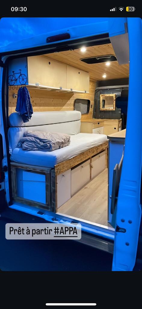 Fiat Ducato 2.3 2011 Utilitaire - Van aménagé, Achat, 2 places, Boîte manuelle, Noir