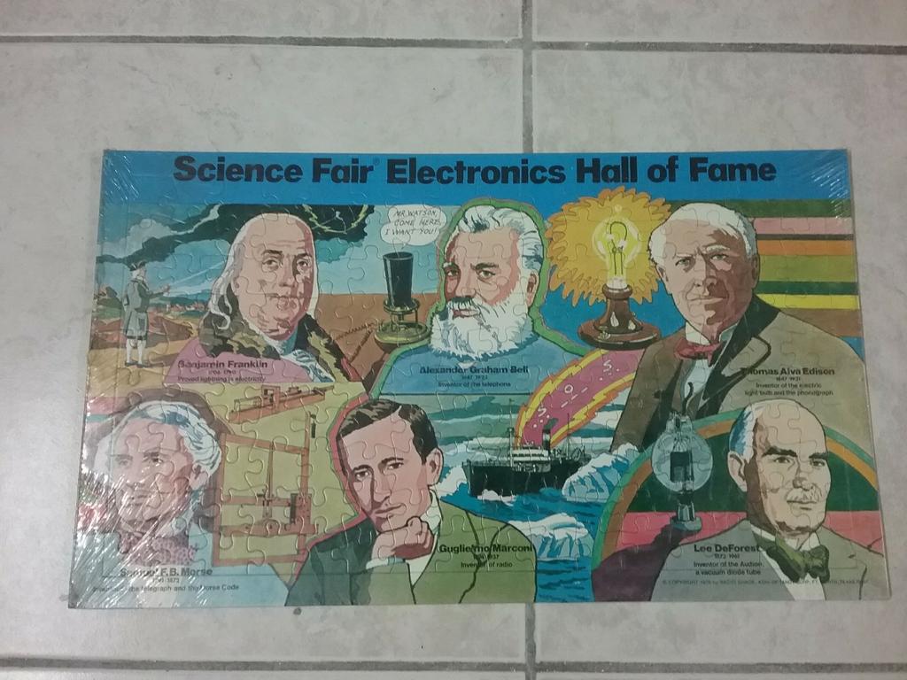Puzzel Science fair electronics Hall of Fame, Ophalen of Verzenden