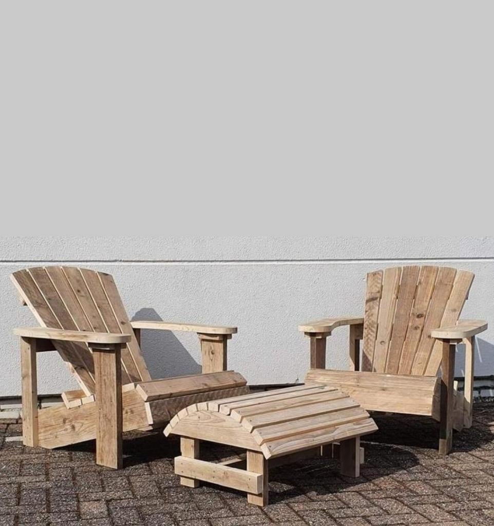 Luxe Canadian chairs, bear chairs, Enlèvement ou Envoi, Neuf, Bois, Empilable