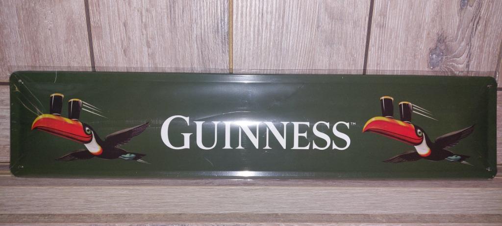 Panneau d'affichage Guinness, Collections, Marques de bière, Enlèvement ou Envoi, Neuf, Panneau, Plaque ou Plaquette publicitaire