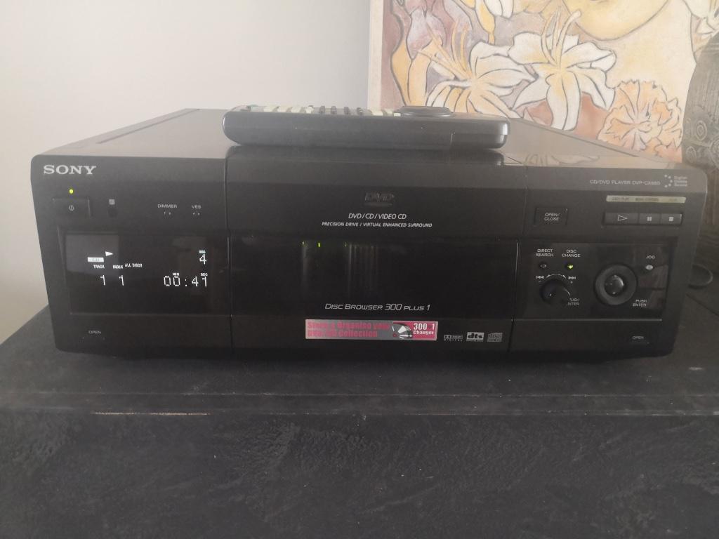 Lecteur SONY 300 + 1 disques (CD/DVD) - modèle DVP-CX860, Enlèvement ou Envoi, Comme neuf, Sony, Changeur