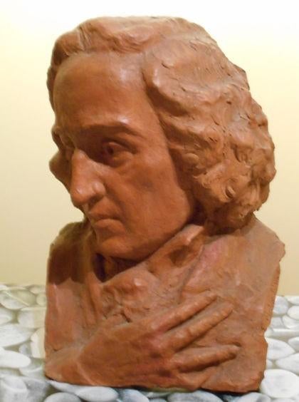 terracotta buste van Chopin door de roeck, Enlèvement
