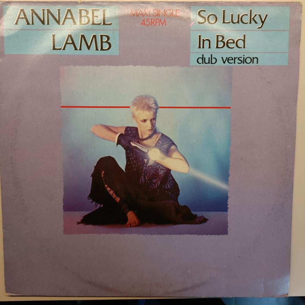 Maxi single Annabel Lamb - So Lucky In Bed (dub version), Ophalen