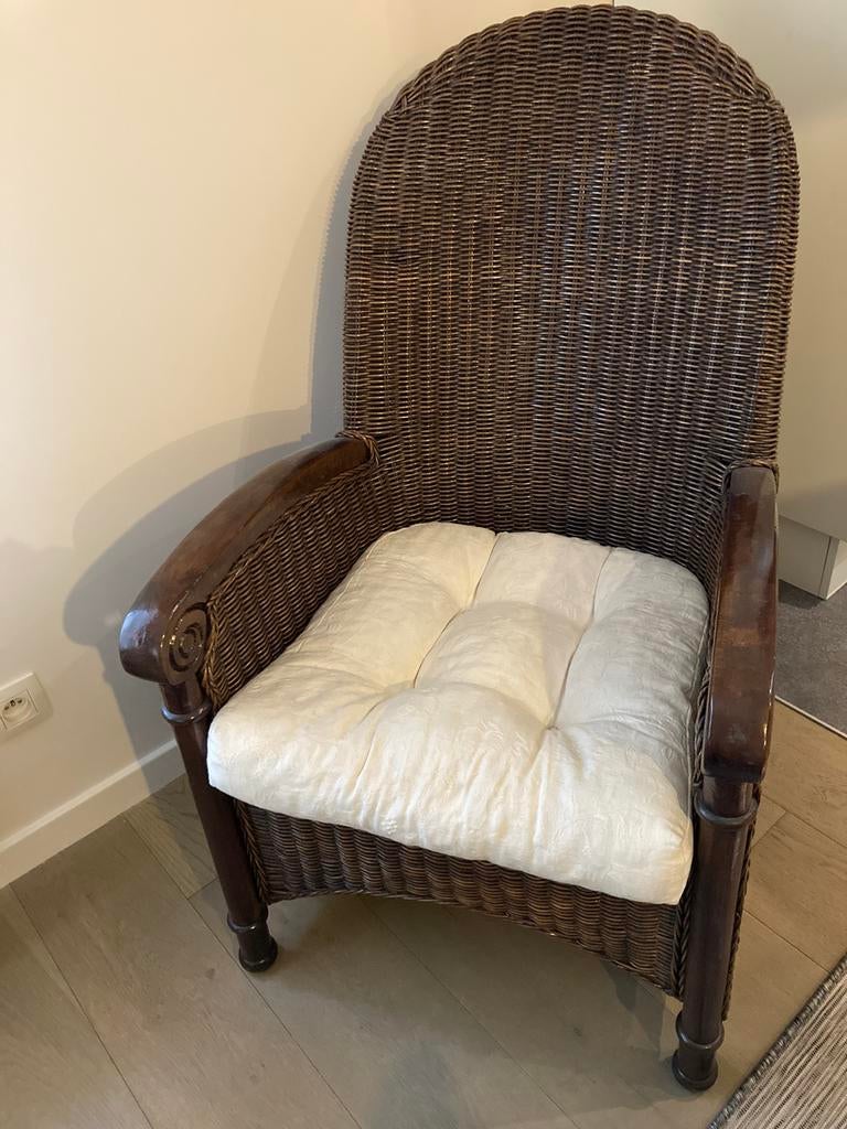 Fauteuil de style colonial/exotique en excellent état !, Enlèvement