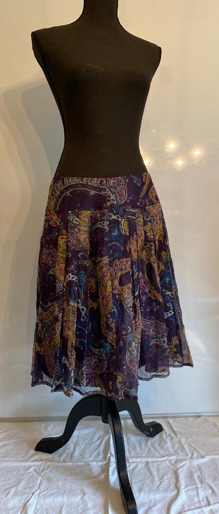 Jupe d'été long en soie de Talking Franch. Taille 40. En trè, Enlèvement, Comme neuf, Taille 38/40 (M), Sous le genou