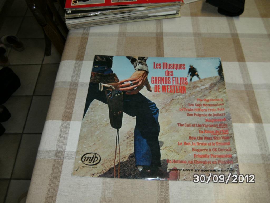 Een LP "Les musiques des grand films de Western", Cd's en Dvd's, Ophalen of Verzenden, Zo goed als nieuw, Poprock