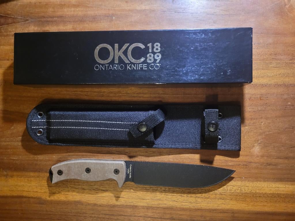 SURVIVAL/BUSHKRAFT KNIFE - ONTARIO RAT7 - USA - Nieuw, Ophalen
