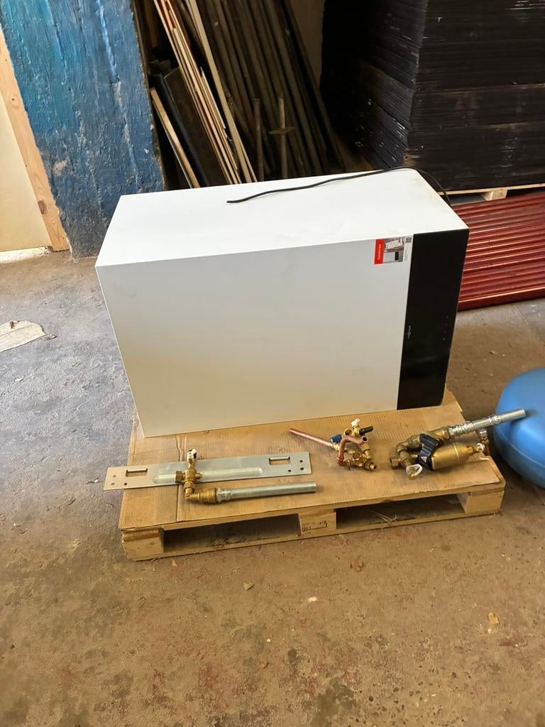 Viessmann gasketel met ingebouwde boiler, Ophalen