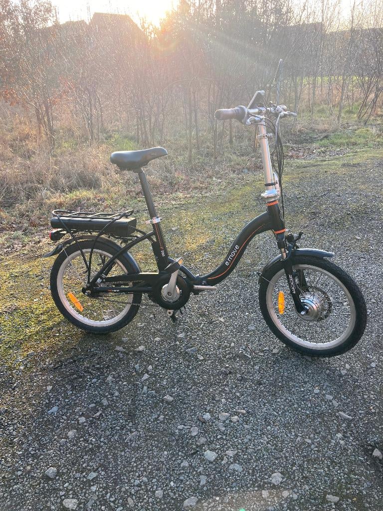 E-move F200 plooifiets met garantie, Fietsen en Brommers, Ophalen, Gebruikt, Versnellingen, Afschrijverslaan 1, 9140 Temse