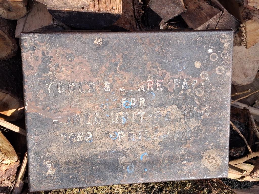 caisse US ww2 pièce de rechange de groupe électrogène PE-95, Enlèvement ou Envoi, Caisse ou Géocache