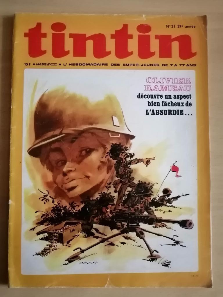 Le journal de Tintin numéro 31 - 1972, Collections, Enlèvement ou Envoi, Journal