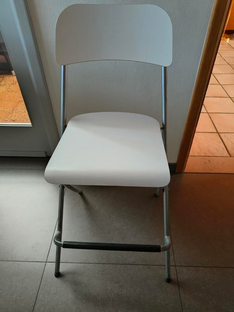 Chaise de bar haute pliable IKEA, 1 tabouret, Enlèvement, Utilisé, Métal
