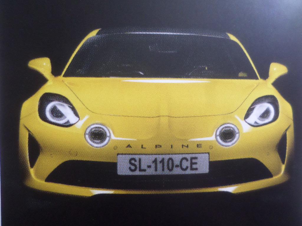 Brochure Renault Alpine A110 Color Edition, Envoi, Renault