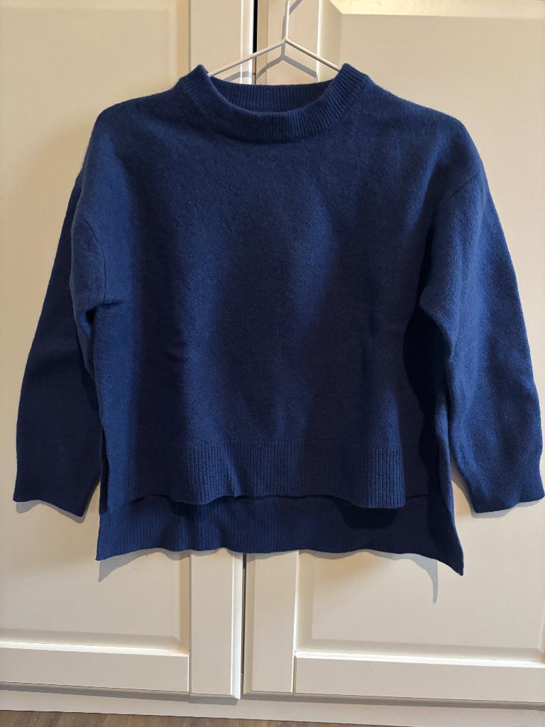 Trui Massimo Dutti - maat L, Vêtements | Femmes, Pulls & Gilets, Taille 42/44 (L), Comme neuf, Bleu, Enlèvement ou Envoi