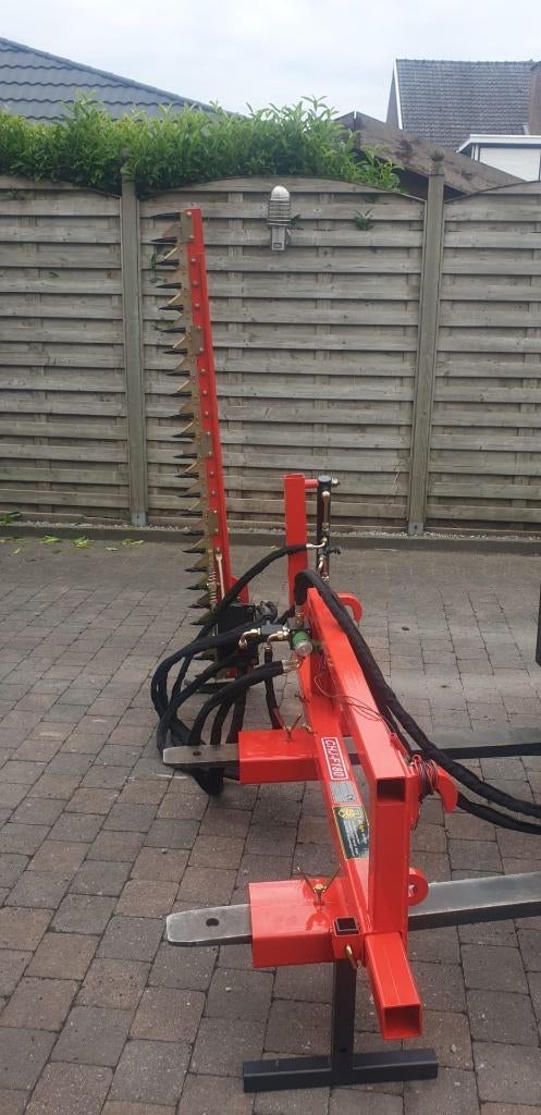 Hydraulische heggenschaar voor tractor-heftruck-frontlader, Enlèvement, Cultures, Agricole