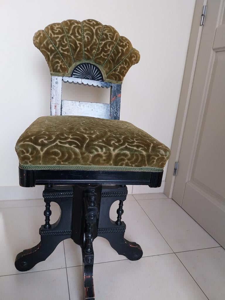 Antieke piano stoel Tonk Chicago, Antiquités & Art, Enlèvement