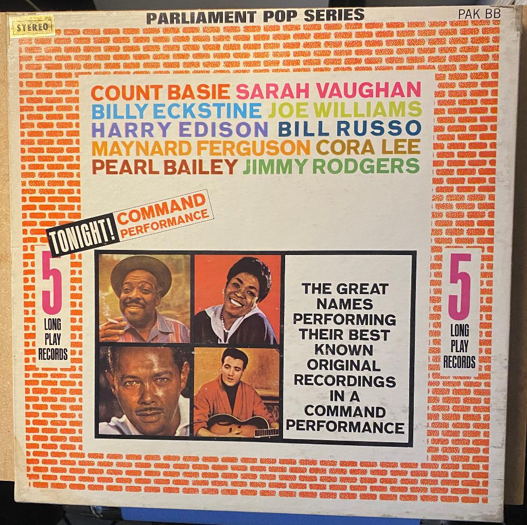 Vanavond Command Performance Jazz, Ophalen of Verzenden, Zo goed als nieuw, 12 inch, Jazz