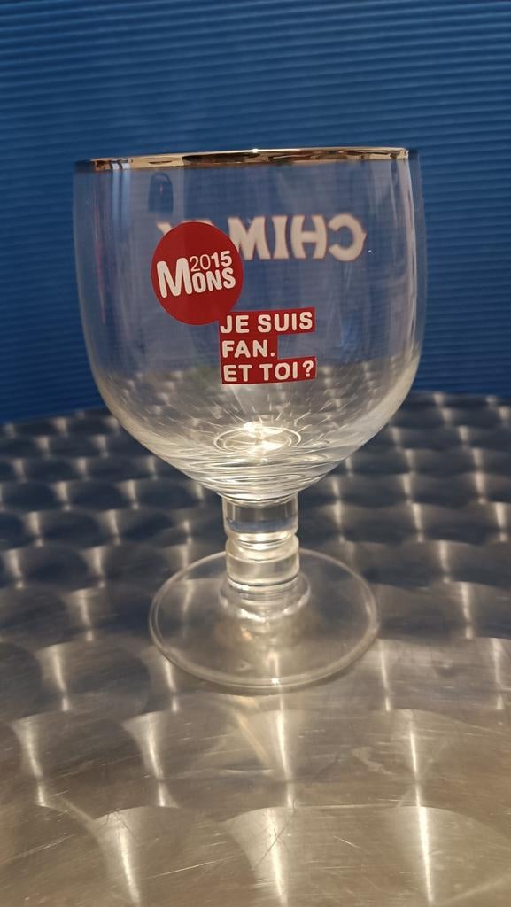 Verre Chimay 33cl Mons 2015, Enlèvement ou Envoi, Comme neuf