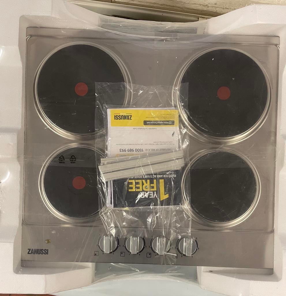 Taque électrique ZANUSSI, Electroménager, Tables de cuisson, Neuf, 4 zones de cuisson, Enlèvement, À Poser
