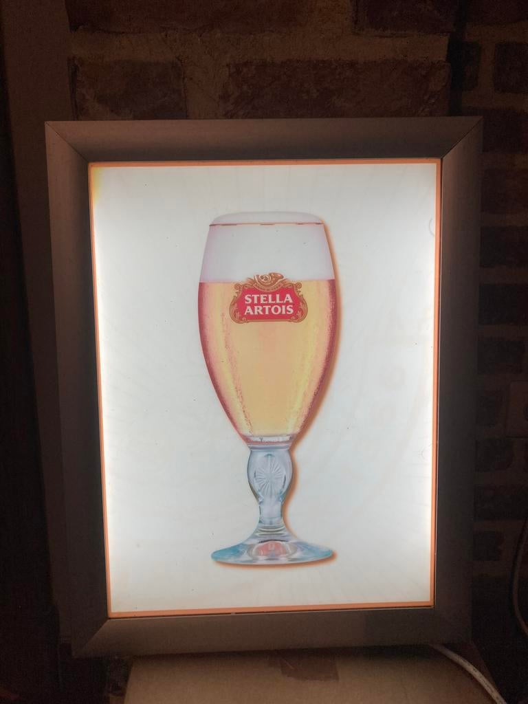 Lichtkader Stella Artois, Verzamelen, Ophalen of Verzenden, Gebruikt, Stella Artois