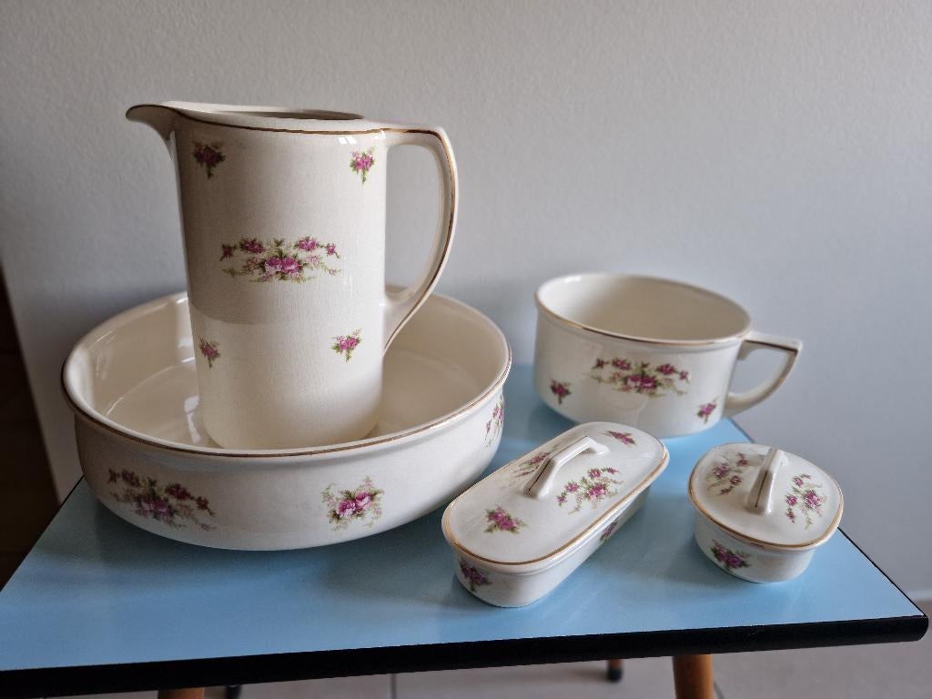 lampetset, Antiek en Kunst, Antiek | Keramiek en Aardewerk, Ophalen