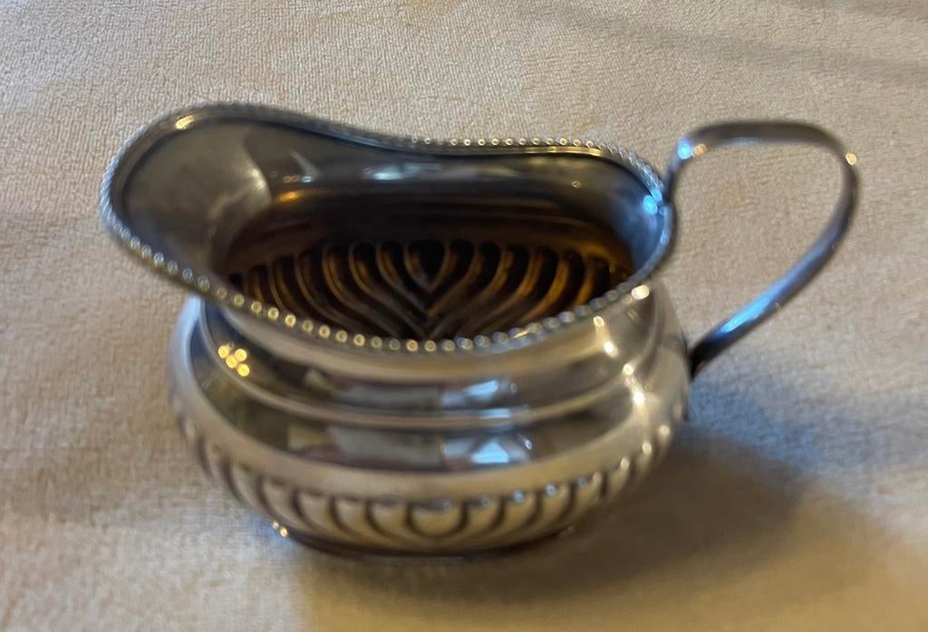 Crémier-victorien-métal argenté-qualité A1poinçon EPNS A1), Antiquités & Art, Enlèvement ou Envoi, Argent