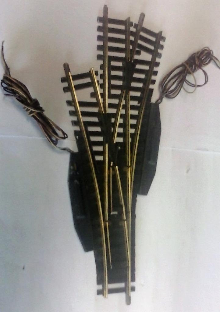 Fleischmann HO 6058 driedubbele wissel met 2 spoelen, Hobby en Vrije tijd, Ophalen of Verzenden, Gebruikt, Rails, Fleischmann