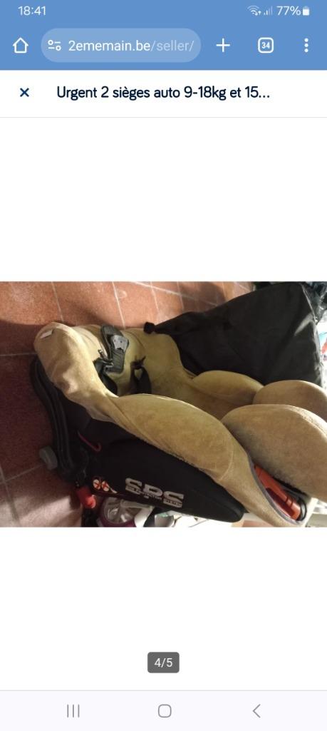 Urgent: Siege auto et rehausseur romer, Enlèvement, Utilisé, Romer