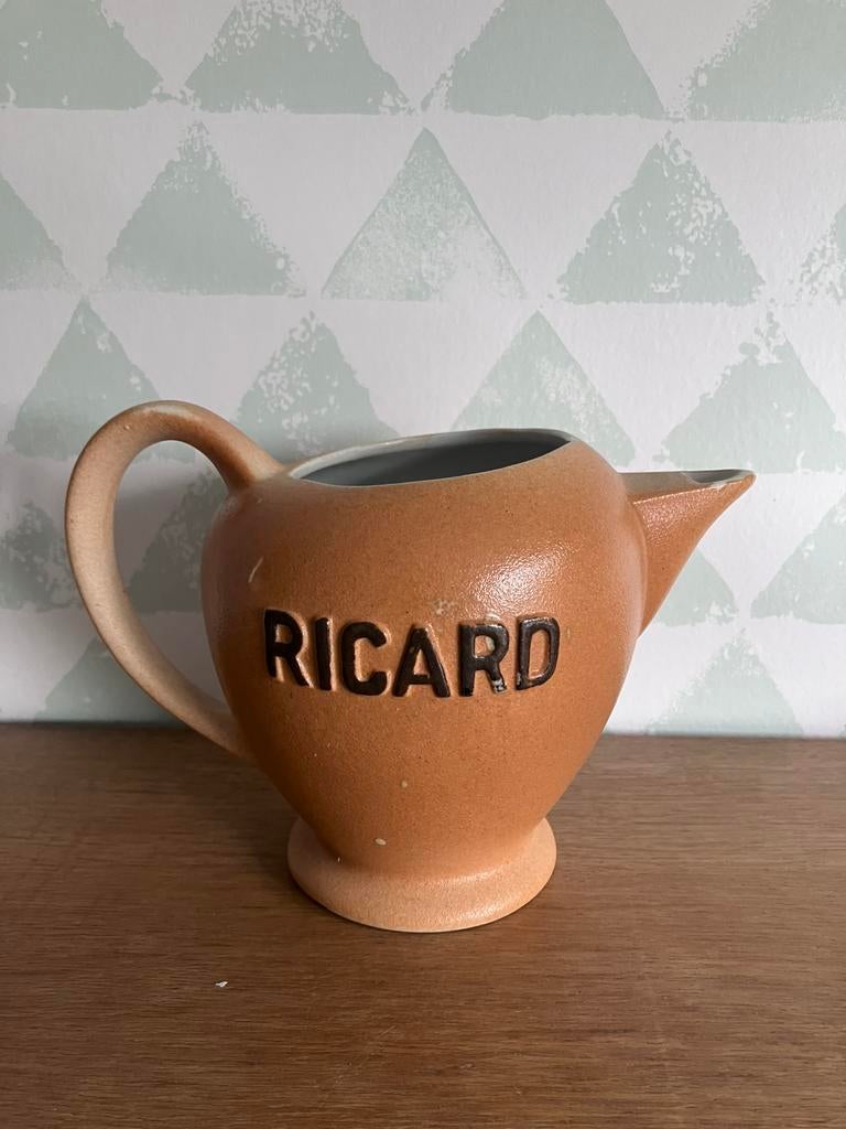 Ricard Pastis waterkan keramiek, Ophalen of Verzenden, Zo goed als nieuw, Aardewerk