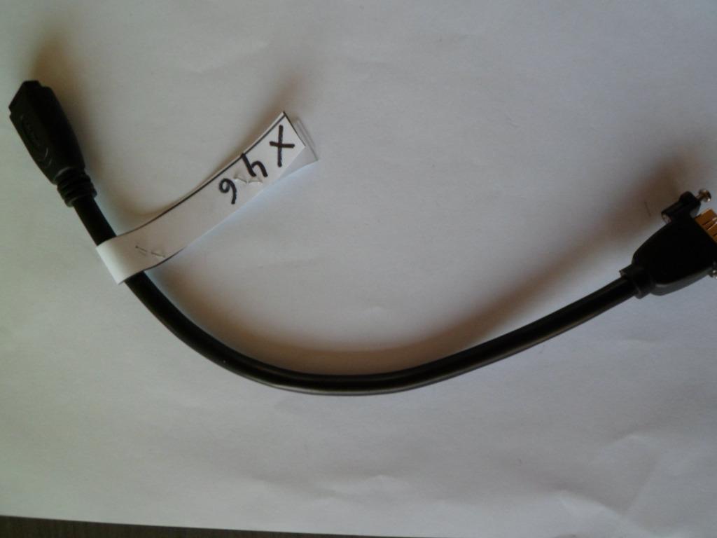 Adaptateur HDMI vers port HDMI femelle (câble) Gold Plat., Enlèvement, Comme neuf