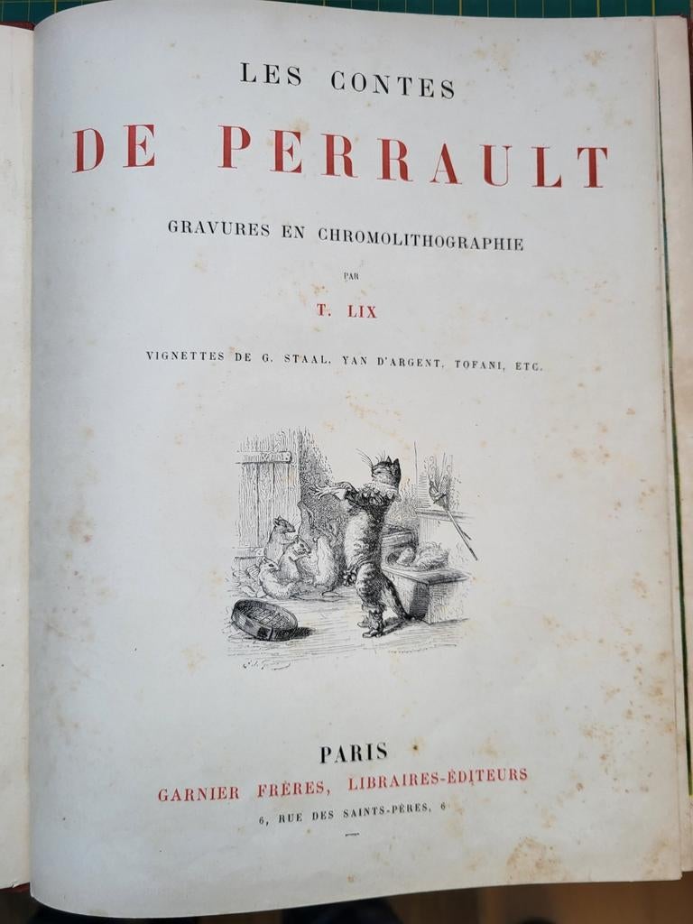 Les contes de Perrault - T. Lix - Garnier/Paris, Ophalen of Verzenden, Gelezen