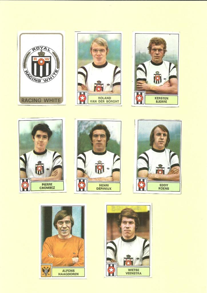 Panini Football 1972-1973 - 8 stickers (recups), Collections, Enlèvement ou Envoi, Utilisé, Sport