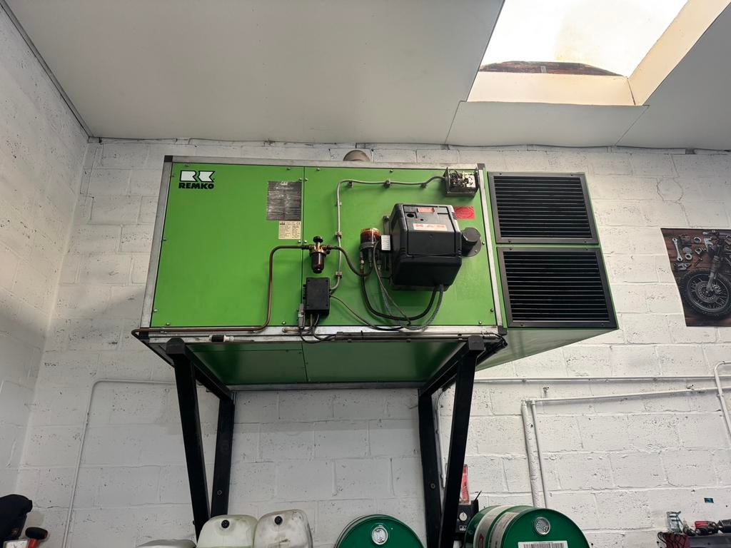 Remko verwarming– 58 kW – incl. 1300L mazouttank, Enlèvement, Comme neuf