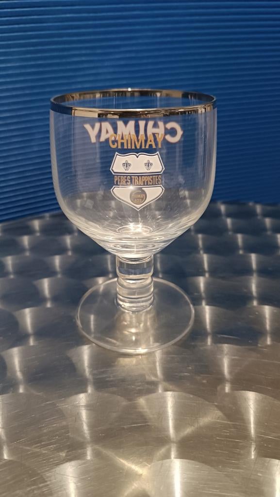 Verre Chimay 18cl cl pères trappistes Chimay blanche, Enlèvement ou Envoi, Comme neuf