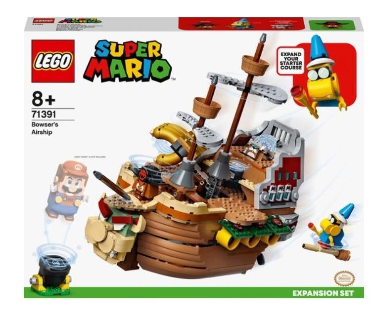 LEGO Super Mario Uitbreidingsset: Bowsers Luchtschip - 71391, Ophalen of Verzenden, Nieuw, Lego