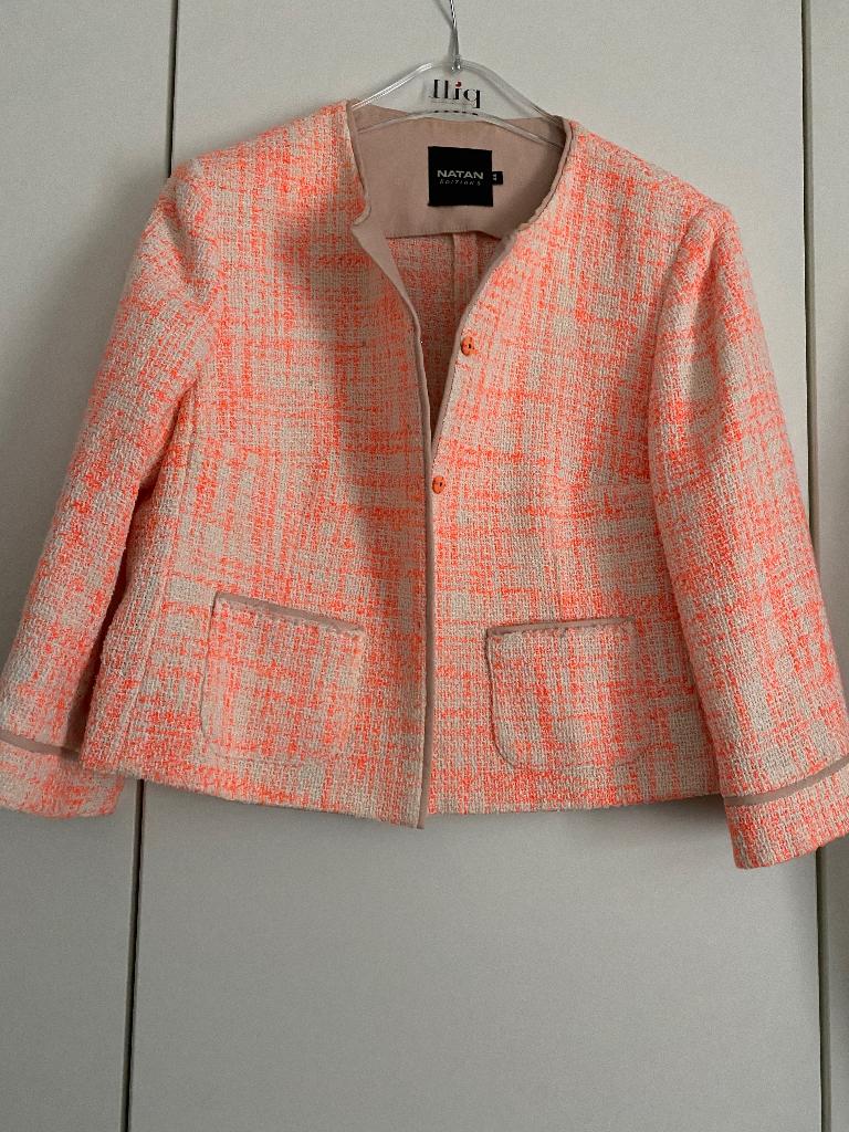 Blazer Natan maat 44, Taille 42/44 (L), Porté, Orange, Manteau