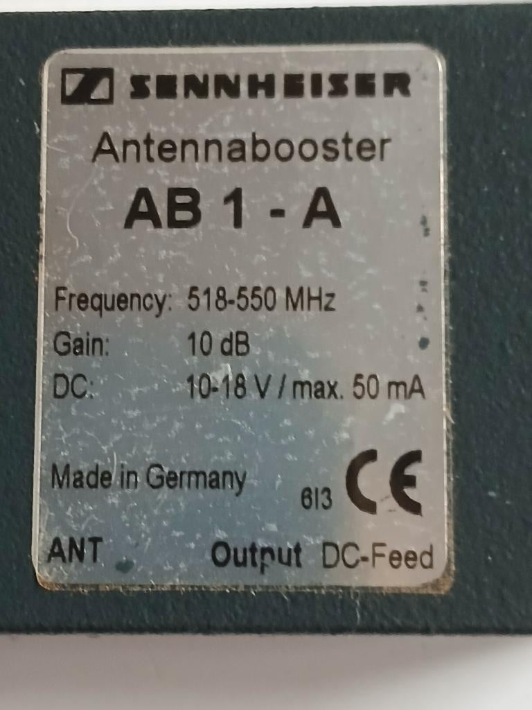 Sennheiser AB 1-A Antenne Booster, Ophalen, Nieuw