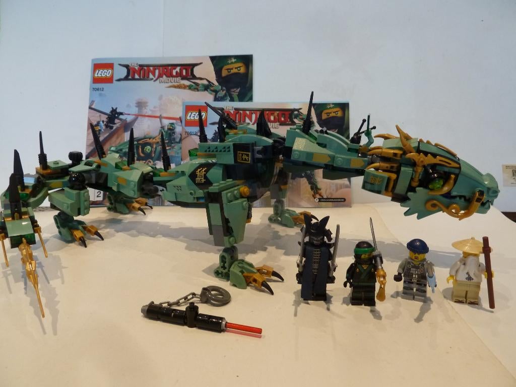 Lego The LEGO Ninjago Movie 70612 Green Ninja Mech Dragon, Ophalen of Verzenden, Zo goed als nieuw, Complete set, Lego