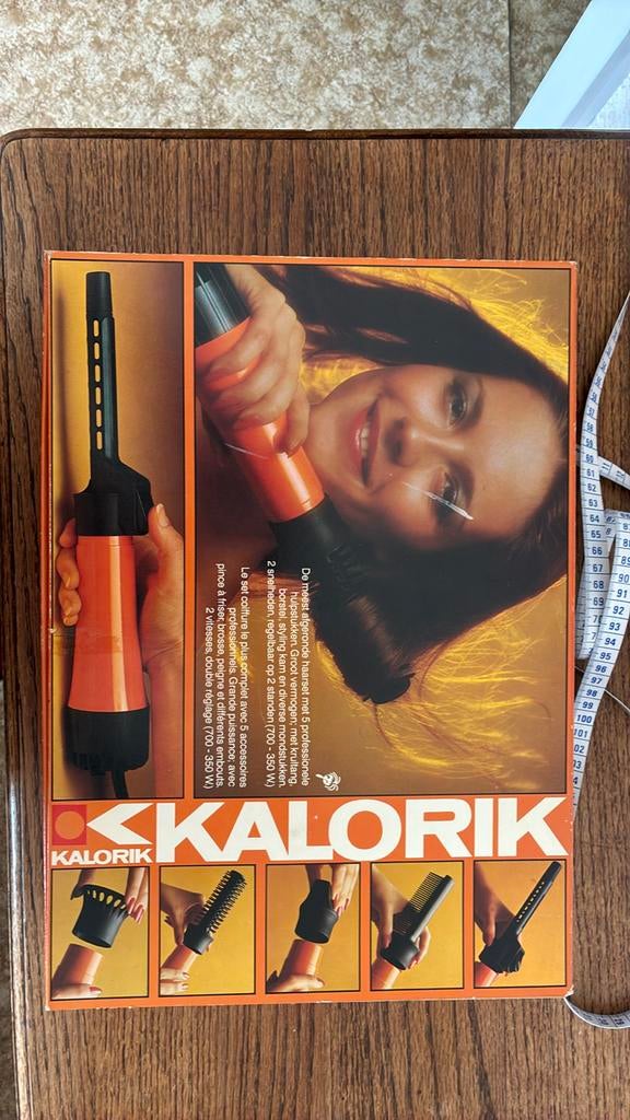 Ensemble à cheveux vintage Kalorik, Bijoux, Sacs & Beauté, Enlèvement ou Envoi, Utilisé