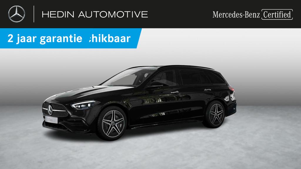 Mercedes-Benz C-Klasse 180 Break AMG Line Night Pack | Panor, Autos, Mercedes-Benz, Achat, 1800 kg, Carnet d'entretien, Noir