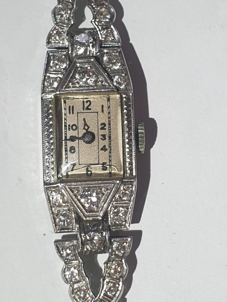 Ancienne montre en or 14 carat, Handtassen en Accessoires, Horloges | Dames, Gebruikt, Goud, Polshorloge, Goud