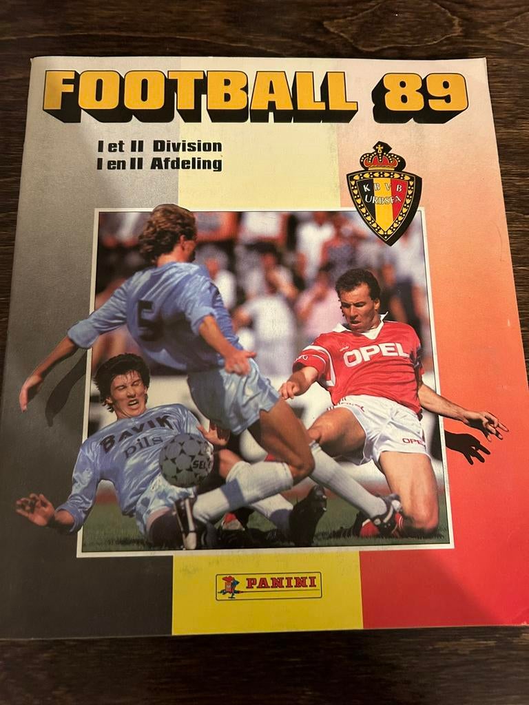 Panini Belgie ‘ Football ‘89 ‘ compleet, Ophalen of Verzenden, Zo goed als nieuw, Meerdere stickers
