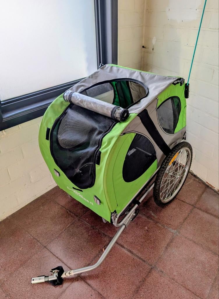 Honden trailer, fietskar.hondenfietskar., Ophalen, Zo goed als nieuw, Hondenkar, Opvouwbaar