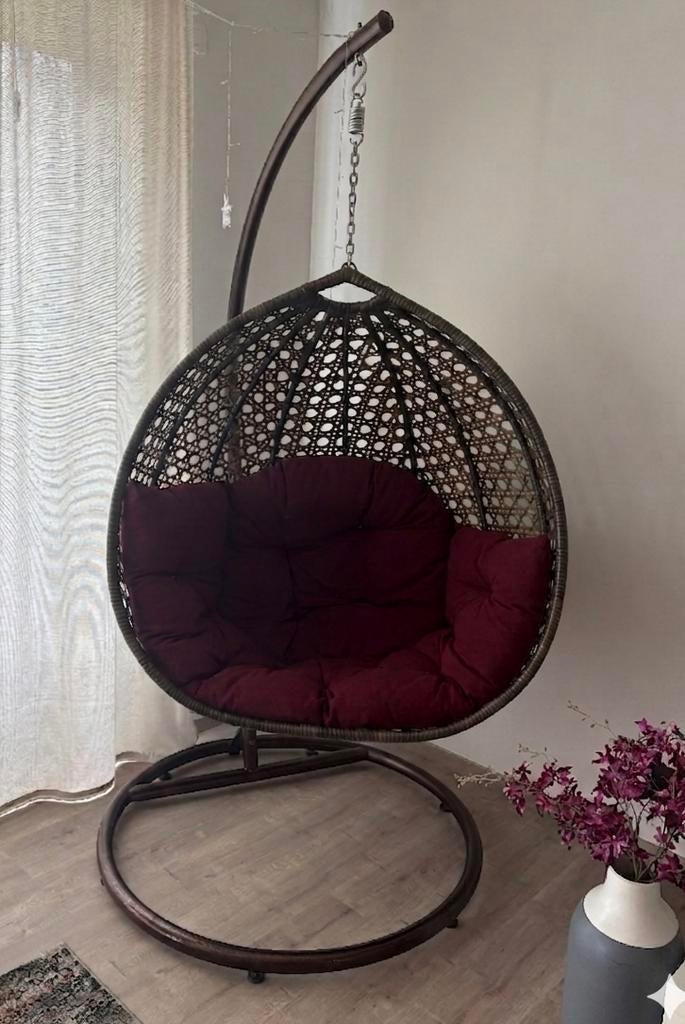 Large egg chair, Tuin en Terras, Ophalen, Zo goed als nieuw