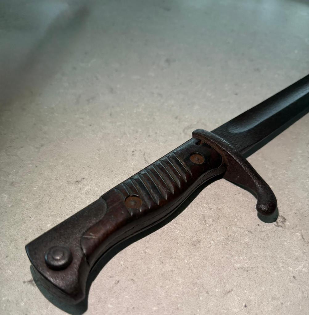 Duitse M1898/05 Bajonet ("Butcher Blade"), Ophalen of Verzenden, Landmacht, Mes of Dolk