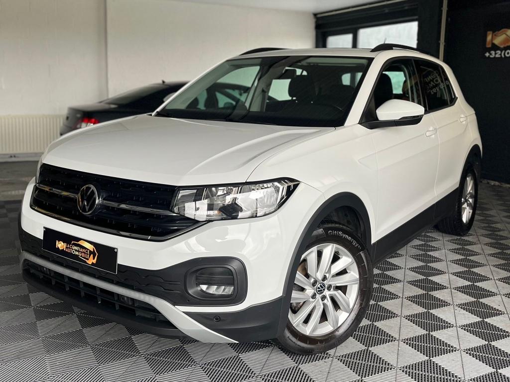 Volkswagen T-Cross 1.0TSI 1er Propriétaire Garantie 12 Mois, Autos, Volkswagen, Euro 6, Noir, 5 portes, 5 places