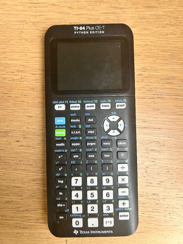 TI-84 Plus CE-T python edition grafische rekenmachine, Divers, Calculatrices, Enlèvement ou Envoi, Calculatrices graphique, Utilisé